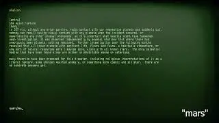C.O.I Informational Terminal | Iron Lung | All Queries For Computer Interface