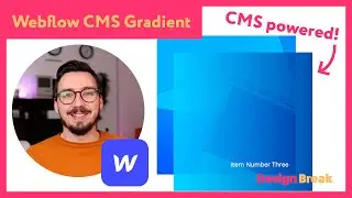 Webflow Dynamic CMS powered Gradients | Control color, position and angle