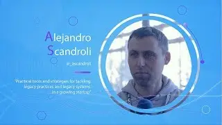 Entrevista a Alejandro Scandroli (@_ascandroli) - Conferencia Agile Spain 2018