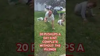 Buddy sent me a 20 pushup challenge. Since it's a Sunday may as well make activity a bit funner.