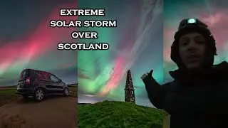 Raw Footage From Huge Aurora over Scotland!!