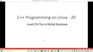 C++ Programming on Linux Load Data from CSV File to MySql database