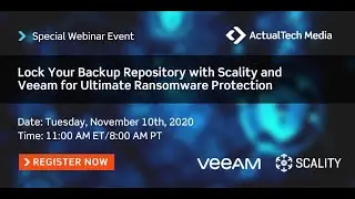 Lock Your Backup Repository with Scality and Veeam for Ultimate Ransomware Protection