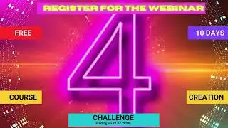 10 DAYS COURSE CREATION FREE CHALLENGE