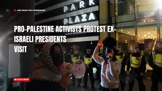Pro-Palestine Activists Protest Ex-Israeli President - Park Plaza Hotel  (Central London) | 26/10/24