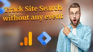 Track Site Search without any events || track search events in Google Analytics 4