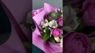 Сборный букет розовый «День матери»