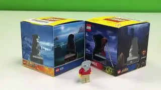 LEGO 5004077 Minifigure Cube Target 2015 - Lightning Lad, Kai, Fanger, Scuba Diver