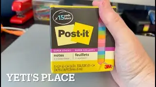 Post-It Super Sticky and Colorful
