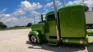 Loading Grapes and Delivering to a Winery in a Peterbilt 379