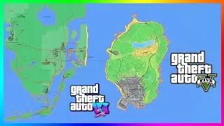 GTA 6 MAP IS NEARLY 2.5X BIGGER THAN GTA 5 MAP!