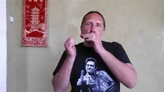 Harmonica C, Shuffle in Sonny Terry style, tabs