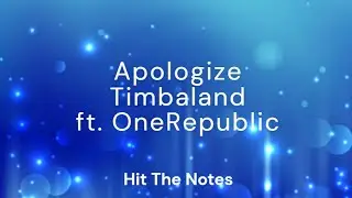 Timbaland - Apologize ft. OneRepublic (Lyrics)