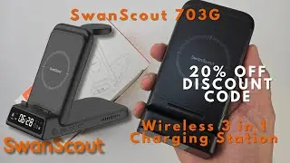 The SwanScout 703G Wireless Charging Station for Google