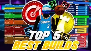 TOP 5 BEST BUILDS ON NBA2K22 NEXT GEN SZN 5! THE BEST DEMIGOD GUARD, LOCK & CENTER BUILDS IN 2K22!