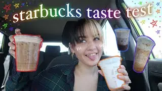 trying my friends starbucks orders