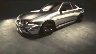Nissan Skyline R33 GTR Walkaround PRE_TEST - UE4 Car Render