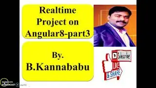Realtime Project on Angular8 with WebAPI-part3