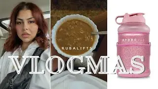 VLOGMAS DAY 4 | HYDRO JUG HAUL | EXOTIC SNACK REVIEW | RUBALIFTS