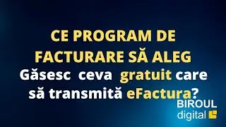 Soluții de facturare la buget mic + Gratuități