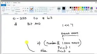 convert decimal to binary bit and operator