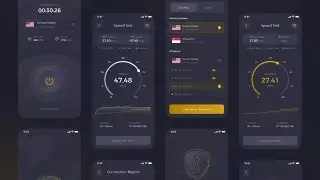Figma tutorial for beginners : Creating a vpn app UI