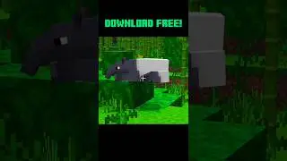 🐘ANIMALS ADDON for BEDROCK | MINECRAFT PE +1.21 #addons #shorts #minecraft #minecraftpe