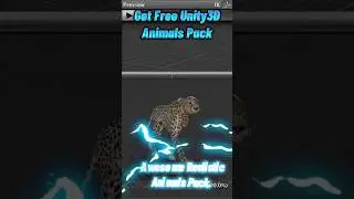 Unity3D Free Assets - Animals Pack. 100+ Unity Assets Giveaway. Cheetah. 