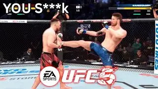 I Fought My Hater On UFC 5...