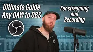 How to Record and Stream DAW with OBS (Sync audio fix, no latency and no clipping)