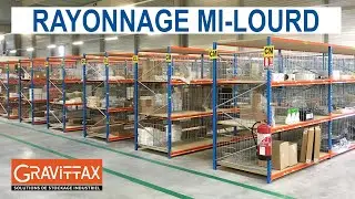 Rayonnage mi-lourd - Stockage manuel - Gravittax