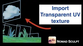 Import UV with Transparency | Nomad Sculpt