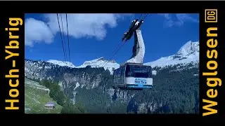 Luftseilbahn Hoch-Ybrig  -  Weglosen, Talfahrt
