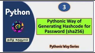 Pythonic Way of Generating Hashcode for Password