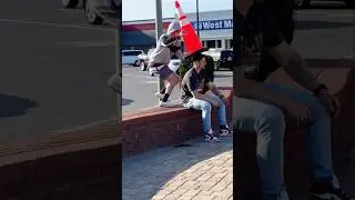 CONE ON HEAD PRANK! #shorts