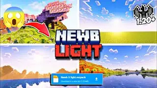 Original Minecraft pe Shaders // Newb x light Shader For mcpe 1.20?