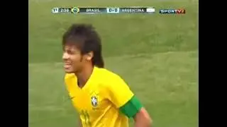 Argentina de Messi vs Brasil de Neymar 2012