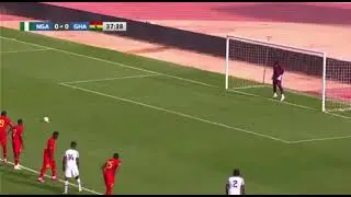 Insane Penalty Goal by Cyriel Dessers for Nigeria vs. Ghana | Must-Watch Highlight!