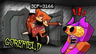 SCP-3166 GOREFIELD Scares My DAD! (Minecraft)