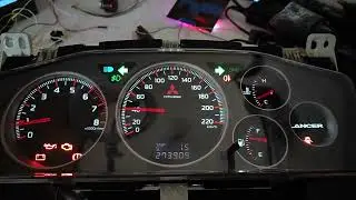 Lancer IX MT пересвет щитка приборов