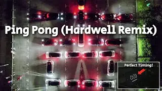 TESLA Synchronized Light Show: Ping Pong (Hardwell Remix) with 23 Teslas!