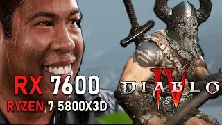 RX 7600 vs Diablo 4 | Great Performance on a Budget | Ryzen 7 5800X3D | 1080P - 1440P | Benchmark