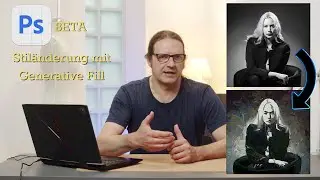 Stiländerung mit Generative Fill in Photoshop Beta