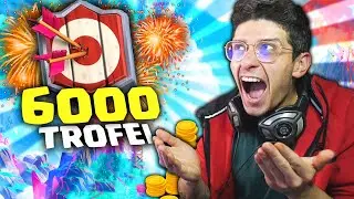 ESPLODO DI FELICITÀ 6000 TROFEI SU CLASH ROYALE !!