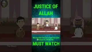 Justice Of Allah | Asool e Deen | Kids Cartoon | Animated Video | Islam | Imam Ali | YouTube Shorts