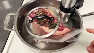 Cooking My First NY Strip Steak Using Anova's New Precision Sous Vide Cooker + Vacuum Sealer