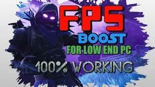 HOW TO GET MORE FPS IN GAMES IN LOW END PC 100% WORKING! (RUSTED GAMERZ YT)