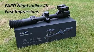 PARD Nightstalker 4k Night Vision Scope is here for a full review but here are my FIRST IMPRESSIONS