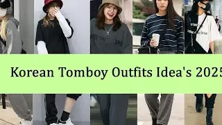 Korean Tomboy Outfit Ideas 2025 | Tomboy Outfit For Girls | Tomboy Outfit For Teenagers | 
