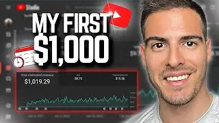 My First $1000 on YouTube 💵 How Long Did It Take?